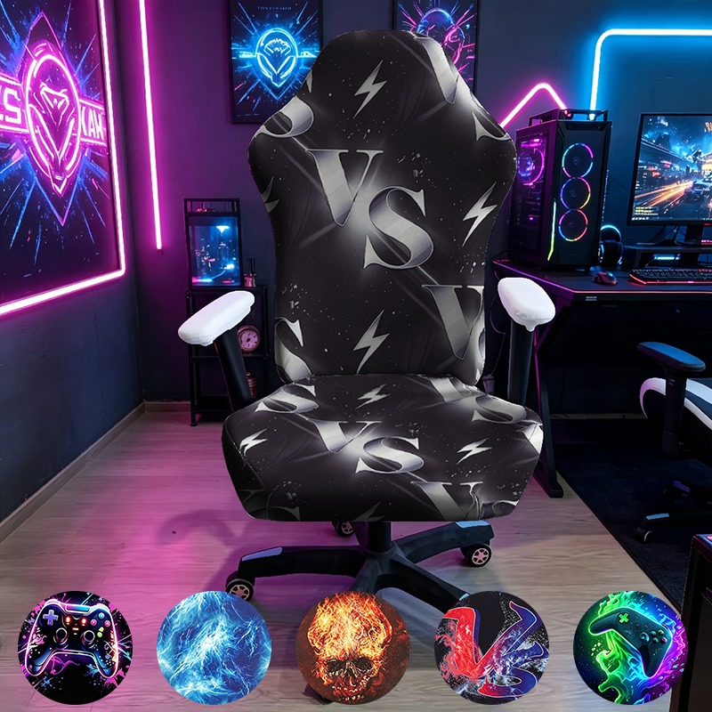 Esports Gaming Chair - Elastane elastic gaming chair cover neon