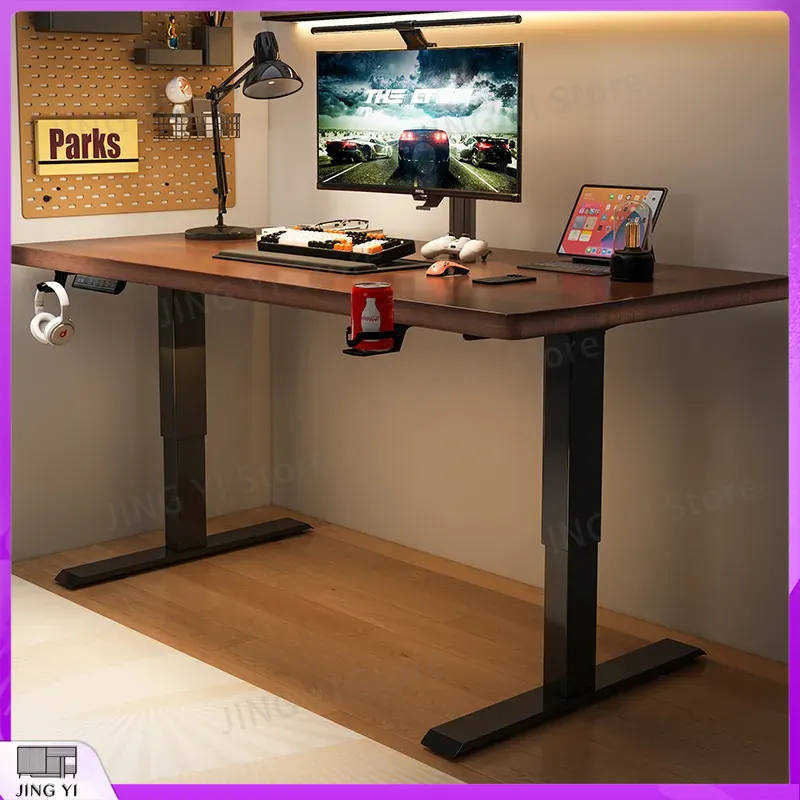 Esports Gaming Lab - Electric Height Adjustable Computer Desk Solid