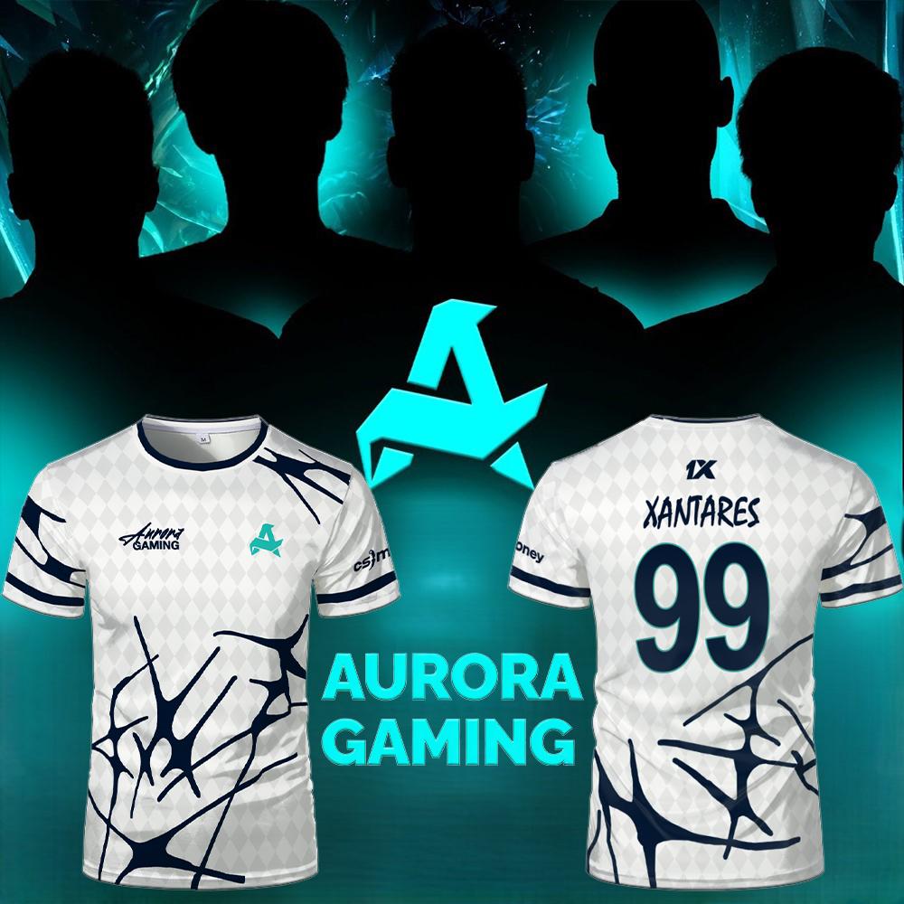 Esports Gaming Top - Esports Team Aurora Gaming Jersey T-shirts