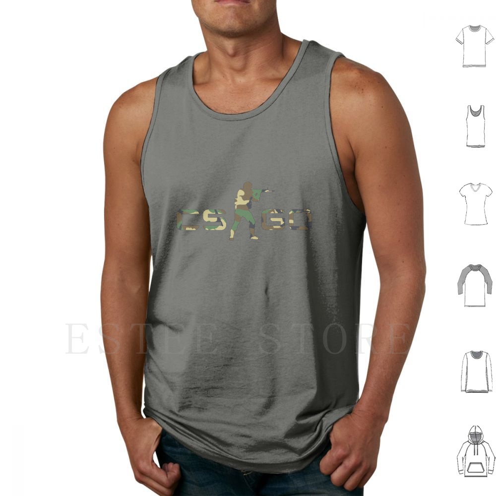 Esports Gaming Top - Csgo Tank Tops Vest Cotton Csgo