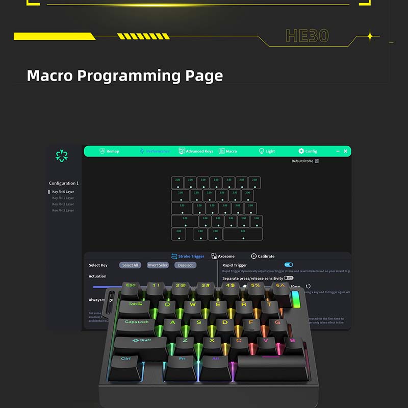 HE30 Mechanical Gaming Keyboar - огляд і ціна Esports In Gaming