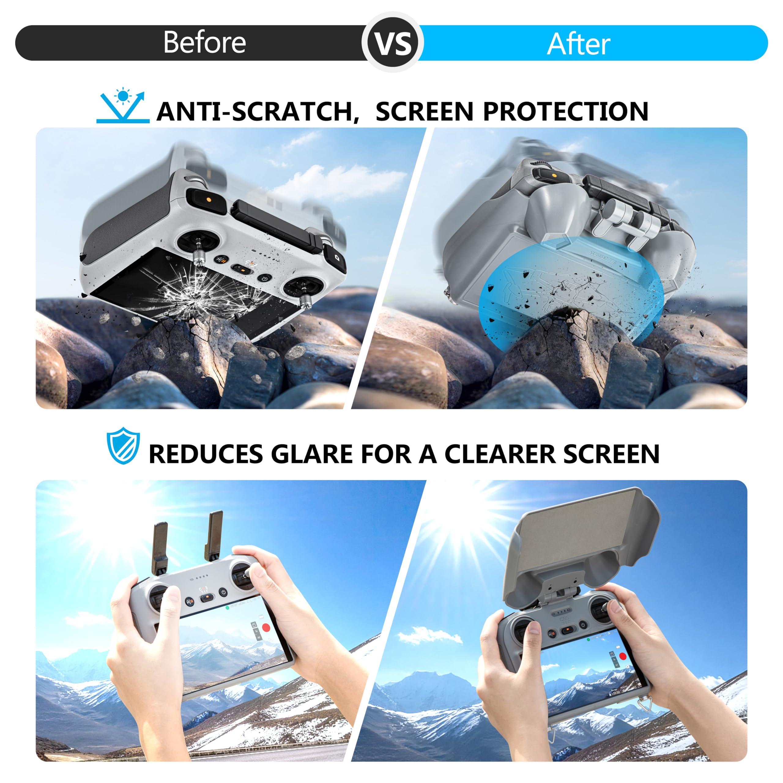 Mini 4 Pro Sun Hood for DJI RC - огляд і ціна Controller Analog Stick