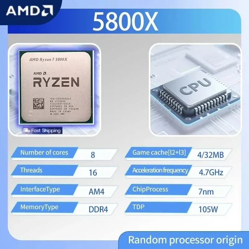 AMD Ryzen 7 5800X 7nm Gaming E - огляд і ціна Esports In Gaming