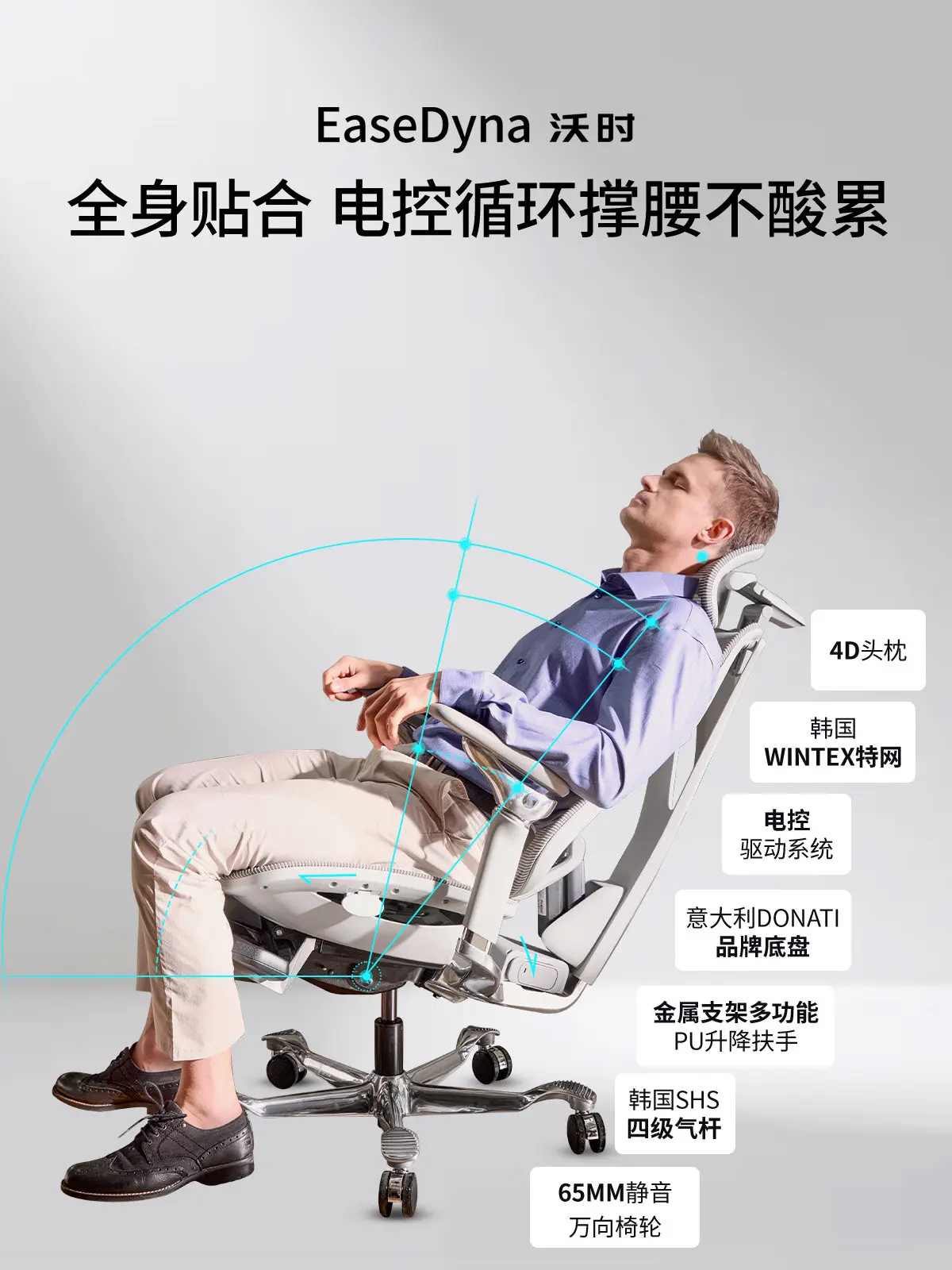 Ergonomic Office Chair with El - огляд і ціна Esports Gaming Chair