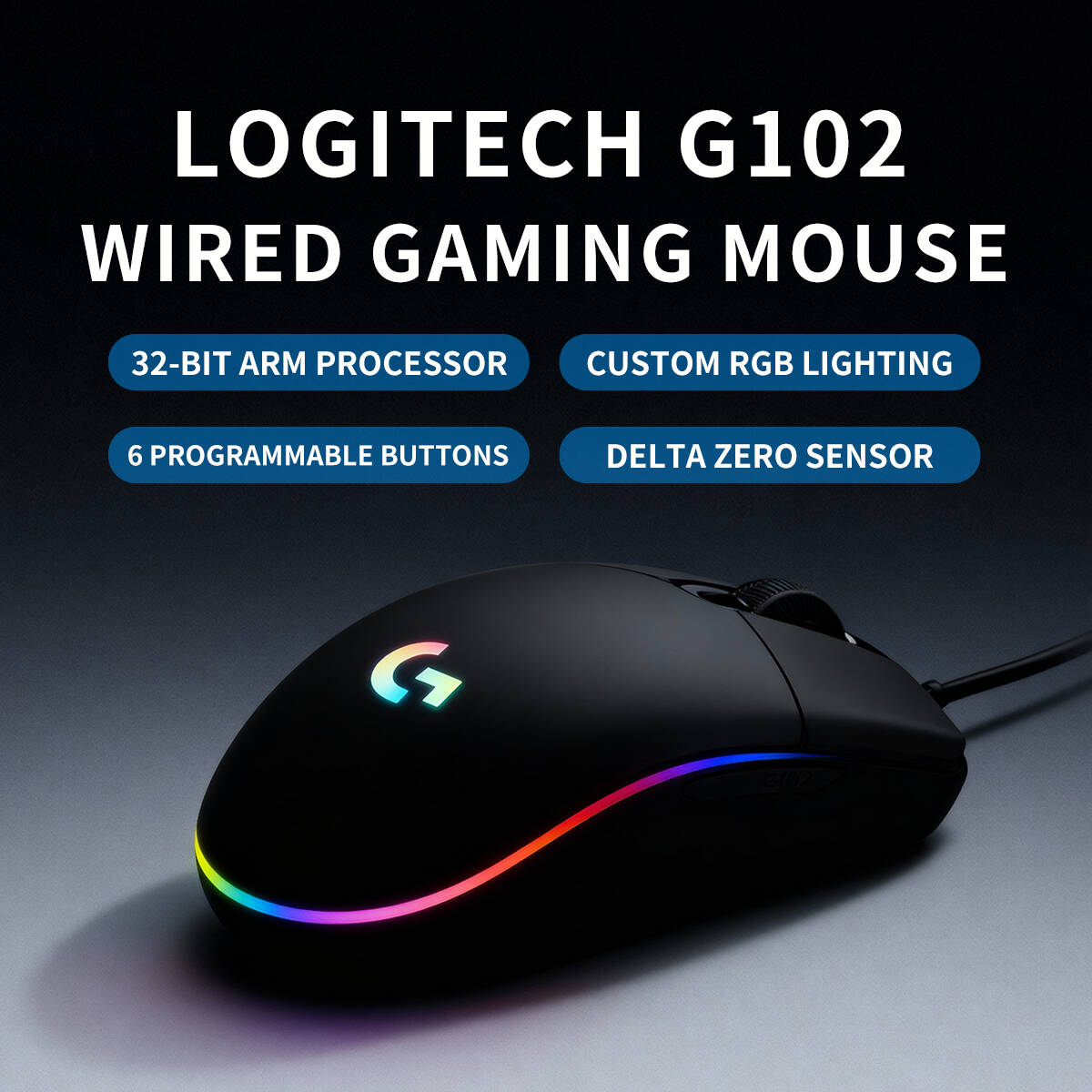 Logitech G102 Wired Gaming Mou - огляд і ціна Esports Gaming Tournaments