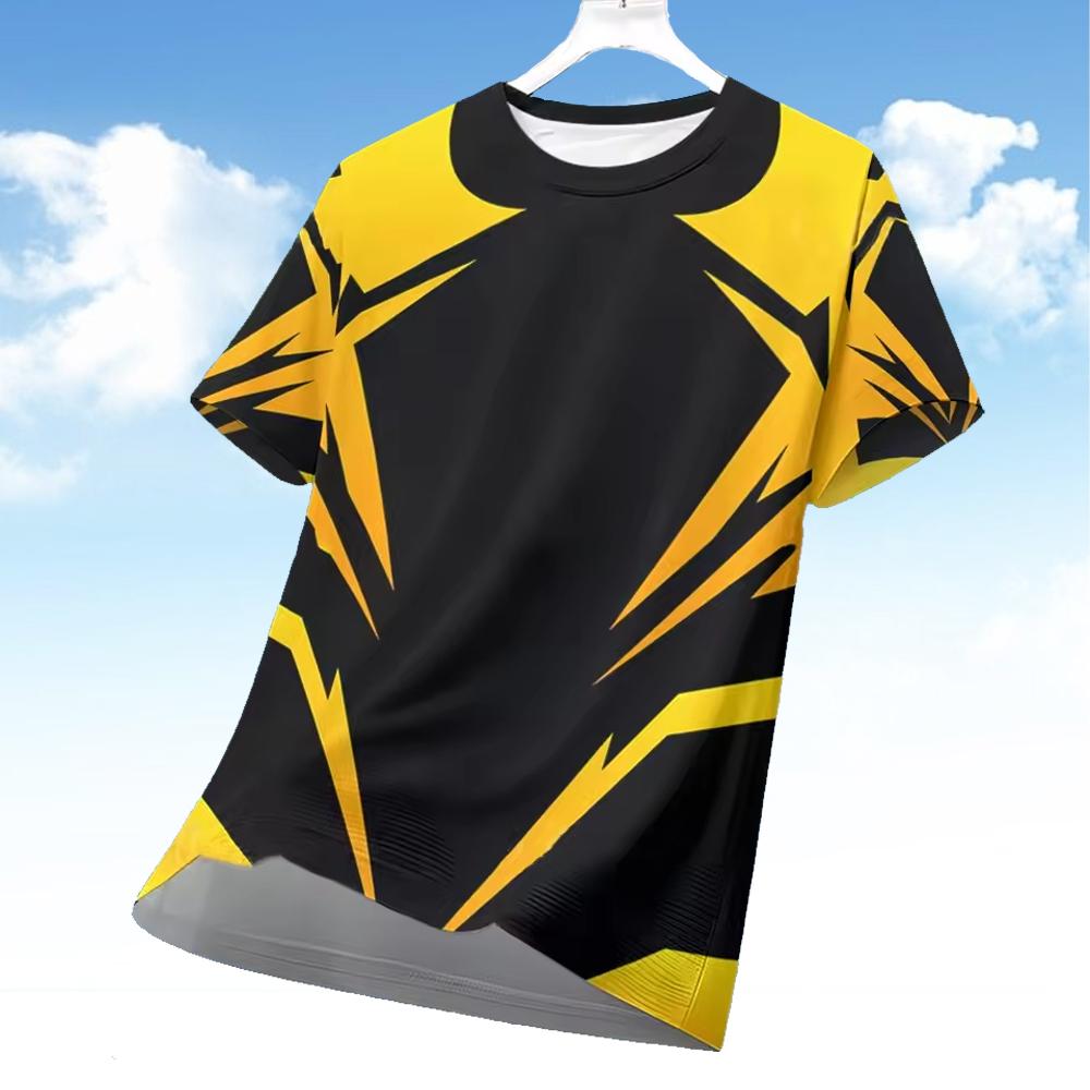 Men's 3D Geometry Print Short- - огляд і ціна Esports Gaming Top