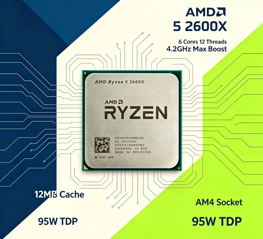 AMD R5 2600X 12nm AM4 Desktop  - огляд і ціна Esports In Gaming